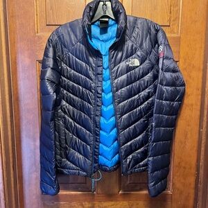 The North Face, Summit Series Blue Puffer Jacket in excellent condition